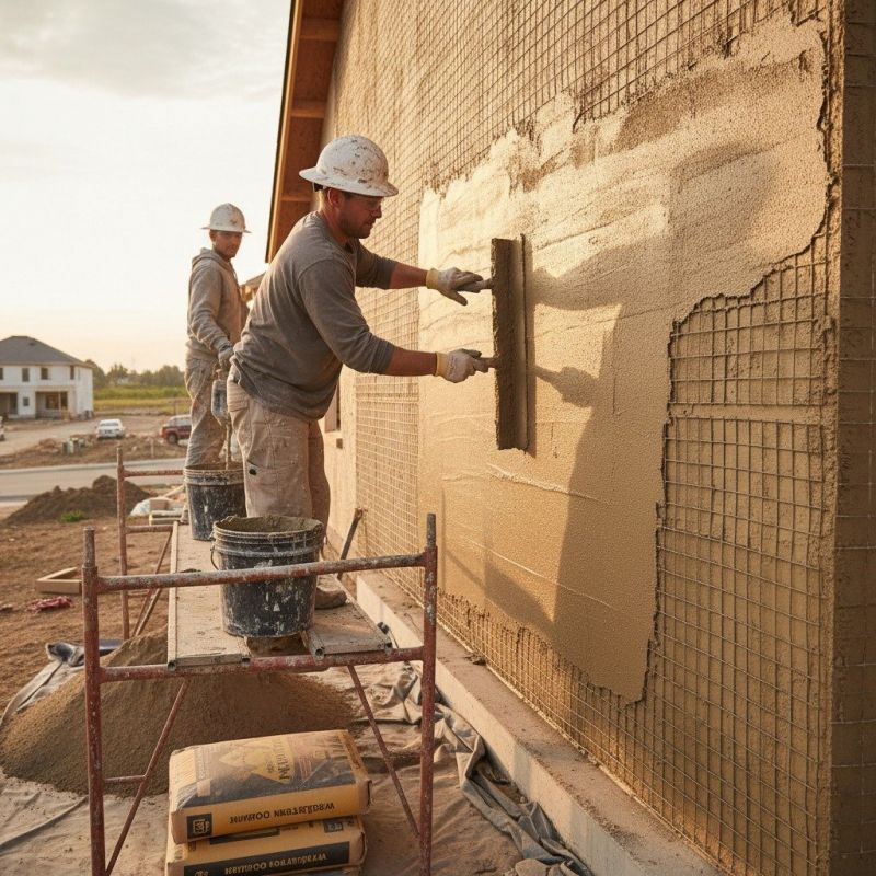 Traditional Stucco Installation