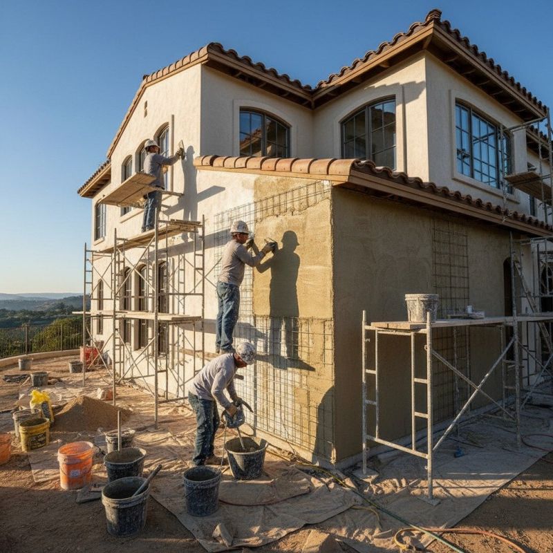 Traditional Stucco Installation
